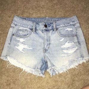 American Eagle High Waisted Denim Shorts
